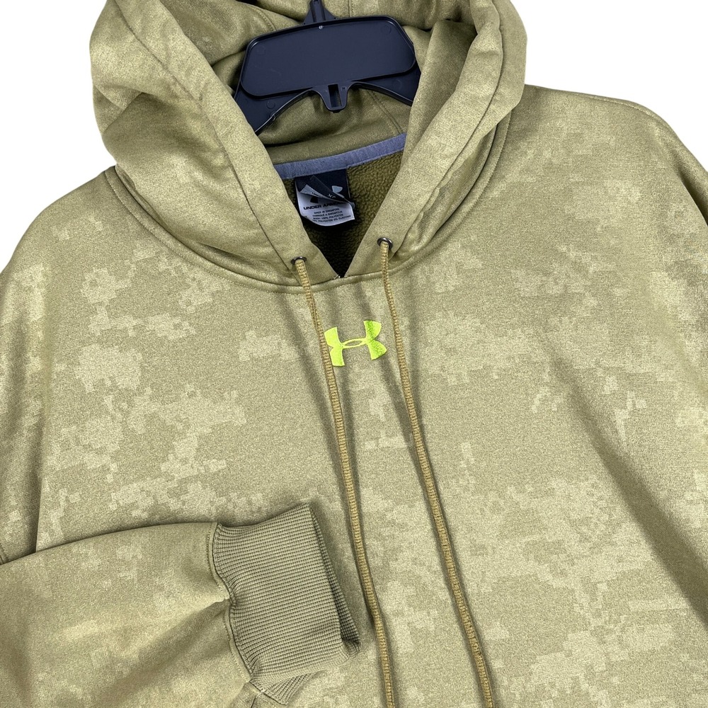 Under Armour Hoodie Mens XL Digital Camo Gorpcore Streetwear Pullover